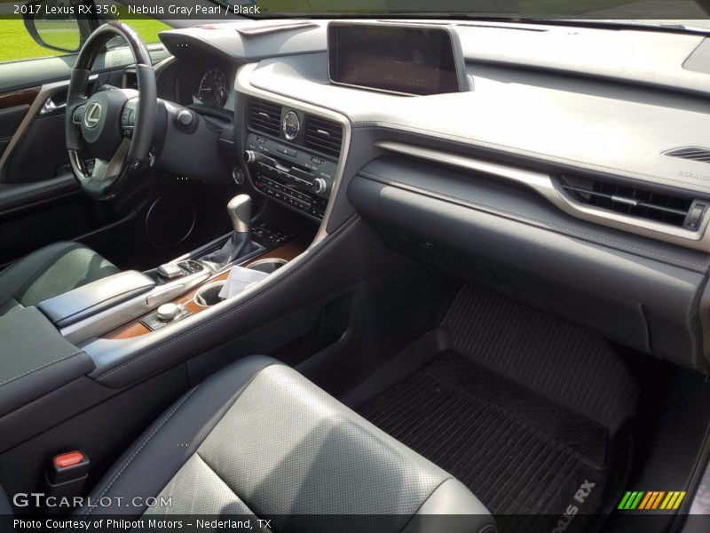 Nebula Gray Pearl / Black 2017 Lexus RX 350