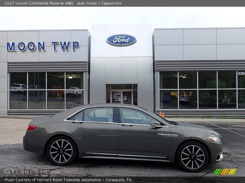 Jade Green / Cappuccino 2017 Lincoln Continental Reserve AWD