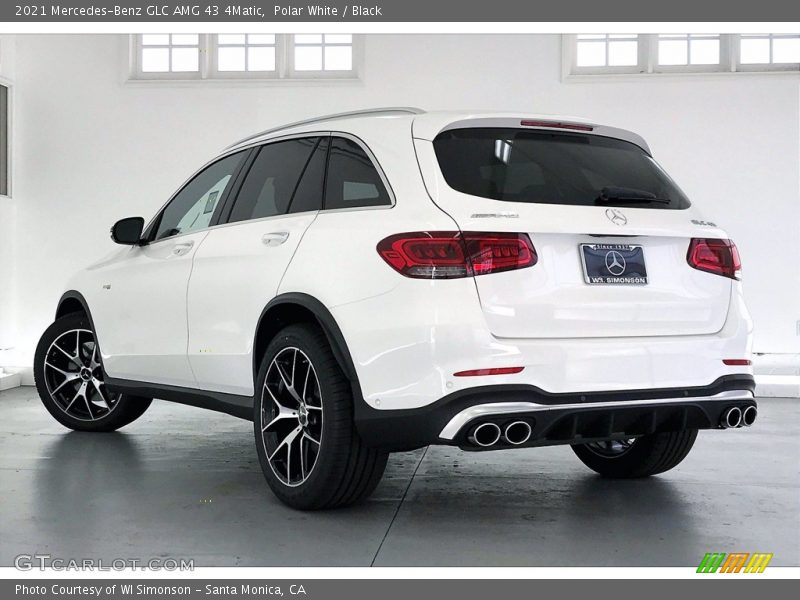 Polar White / Black 2021 Mercedes-Benz GLC AMG 43 4Matic