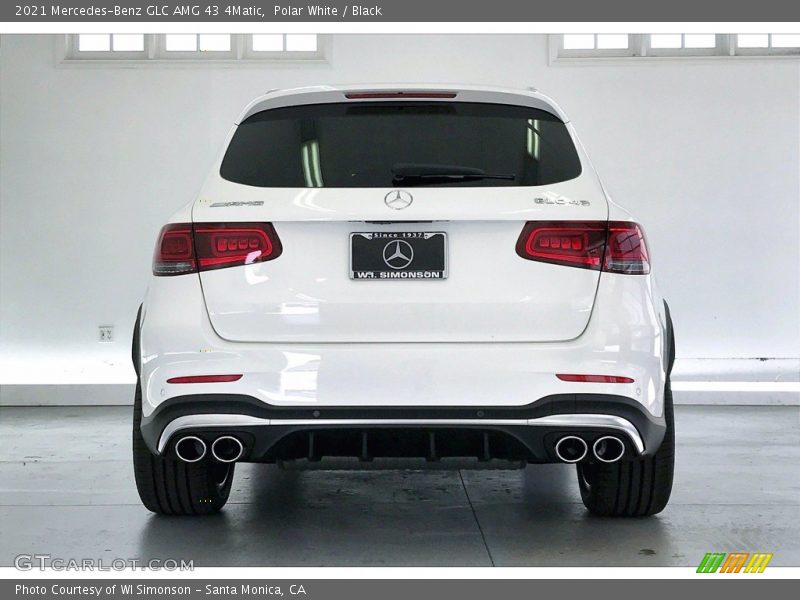 Polar White / Black 2021 Mercedes-Benz GLC AMG 43 4Matic