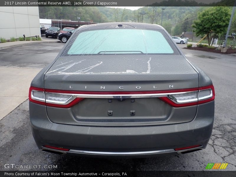 Jade Green / Cappuccino 2017 Lincoln Continental Reserve AWD