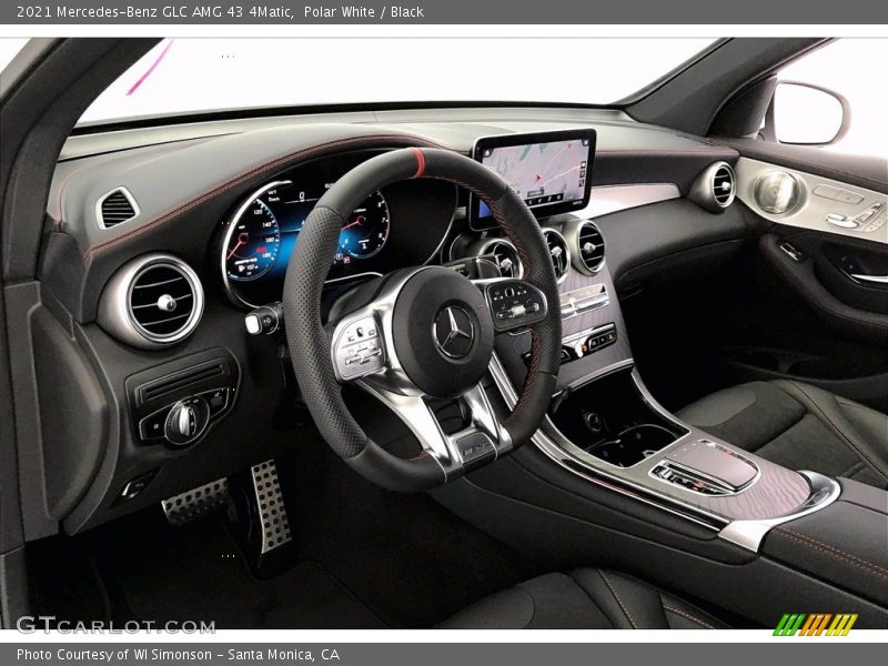 Polar White / Black 2021 Mercedes-Benz GLC AMG 43 4Matic