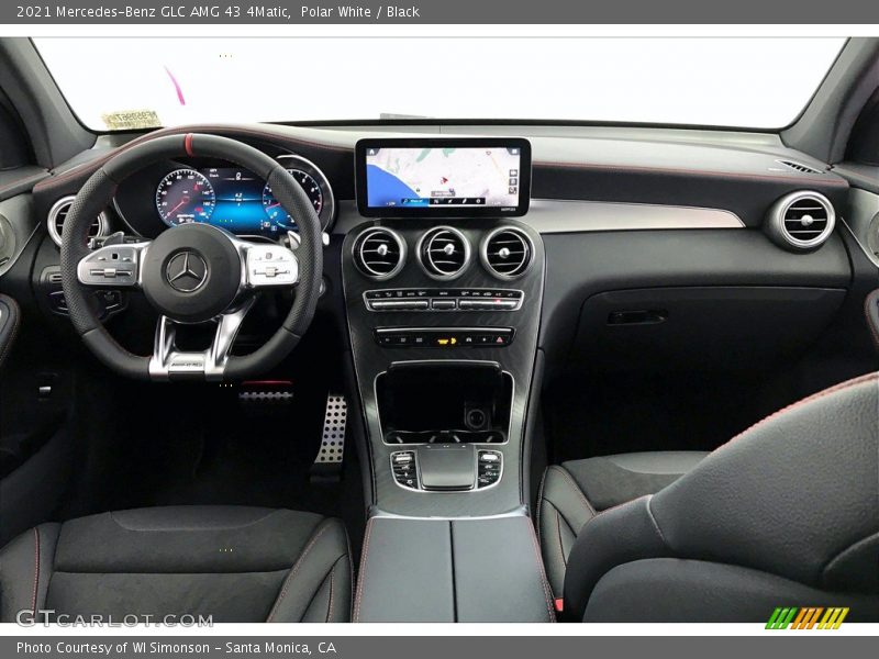 Polar White / Black 2021 Mercedes-Benz GLC AMG 43 4Matic