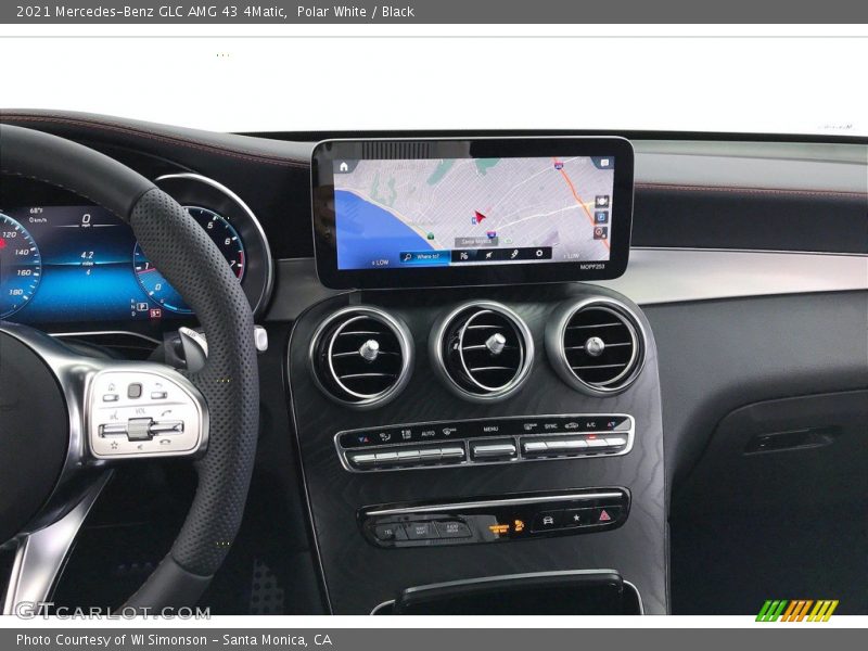 Polar White / Black 2021 Mercedes-Benz GLC AMG 43 4Matic