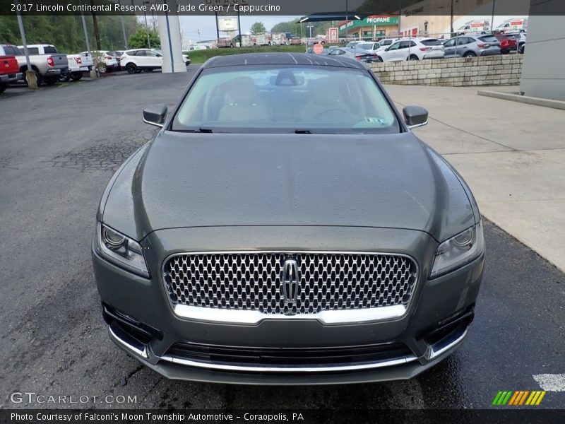 Jade Green / Cappuccino 2017 Lincoln Continental Reserve AWD