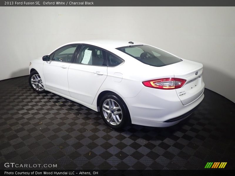 Oxford White / Charcoal Black 2013 Ford Fusion SE