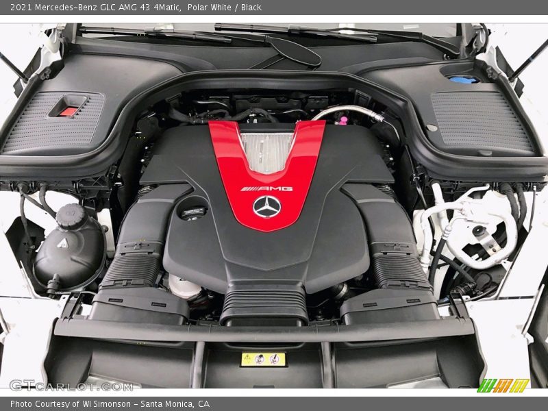 Polar White / Black 2021 Mercedes-Benz GLC AMG 43 4Matic