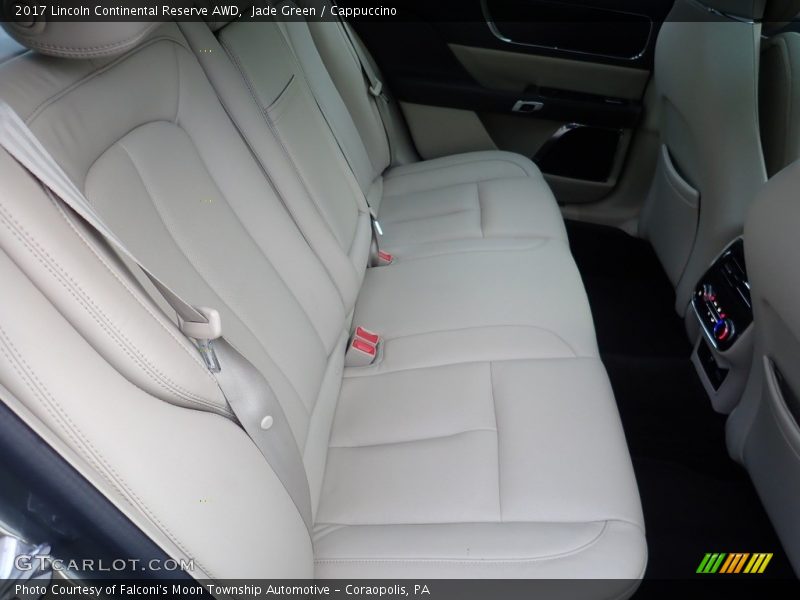 Rear Seat of 2017 Continental Reserve AWD