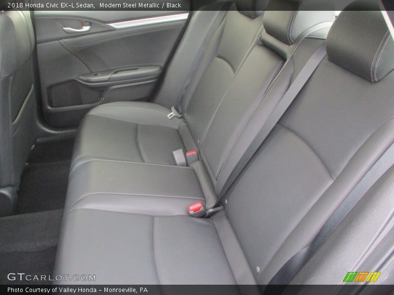 Rear Seat of 2018 Civic EX-L Sedan