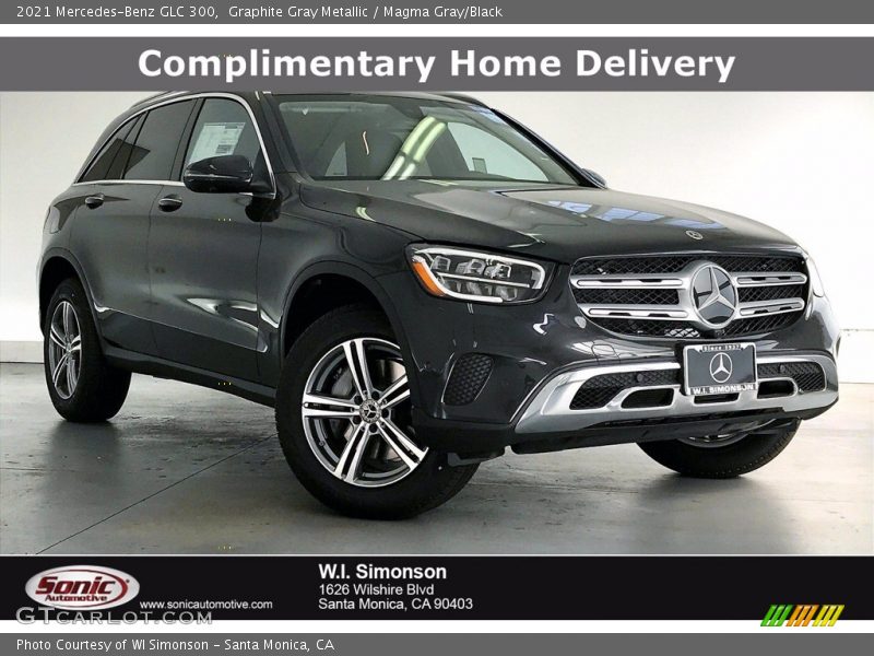 Graphite Gray Metallic / Magma Gray/Black 2021 Mercedes-Benz GLC 300