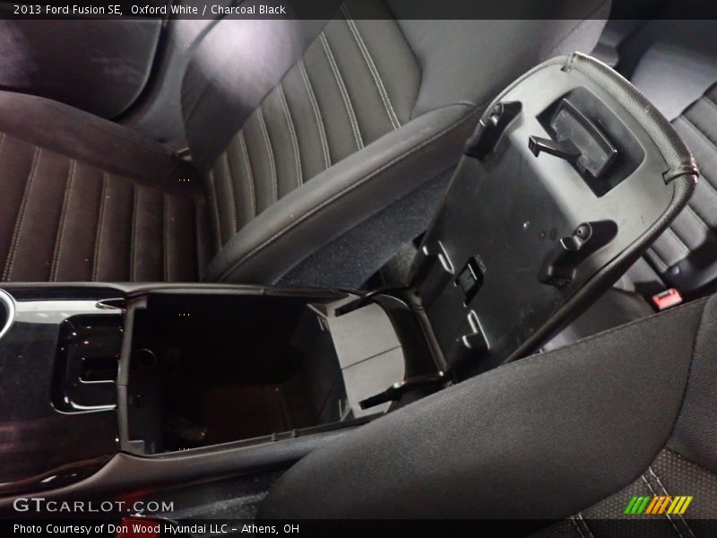 Oxford White / Charcoal Black 2013 Ford Fusion SE
