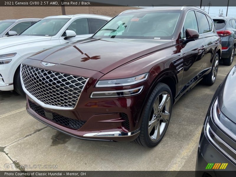 Front 3/4 View of 2021 GV80 2.5T AWD