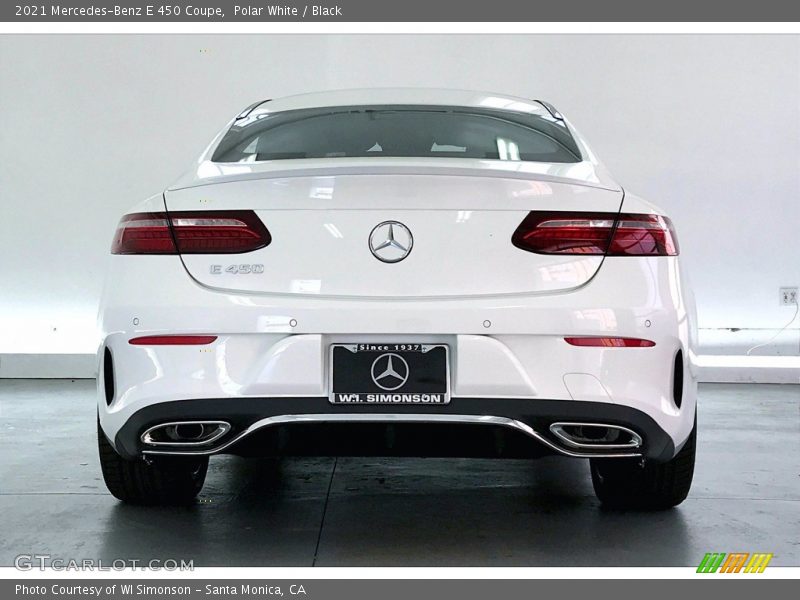 Polar White / Black 2021 Mercedes-Benz E 450 Coupe