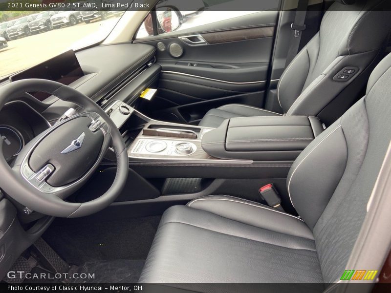 Front Seat of 2021 GV80 2.5T AWD