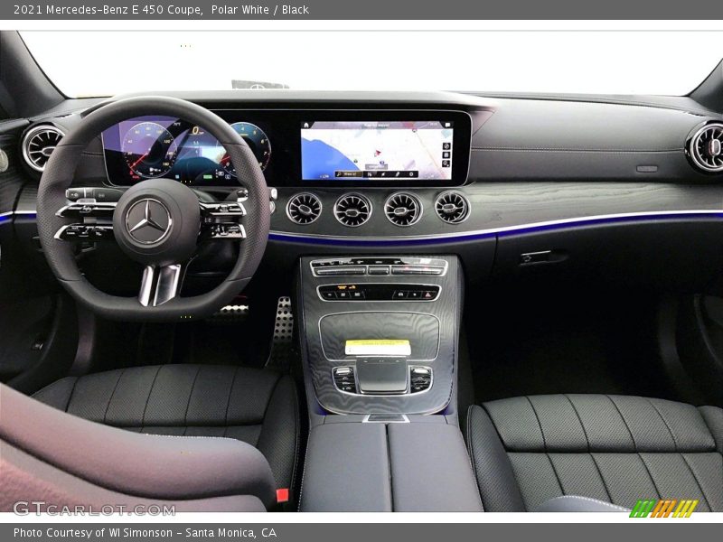 Polar White / Black 2021 Mercedes-Benz E 450 Coupe