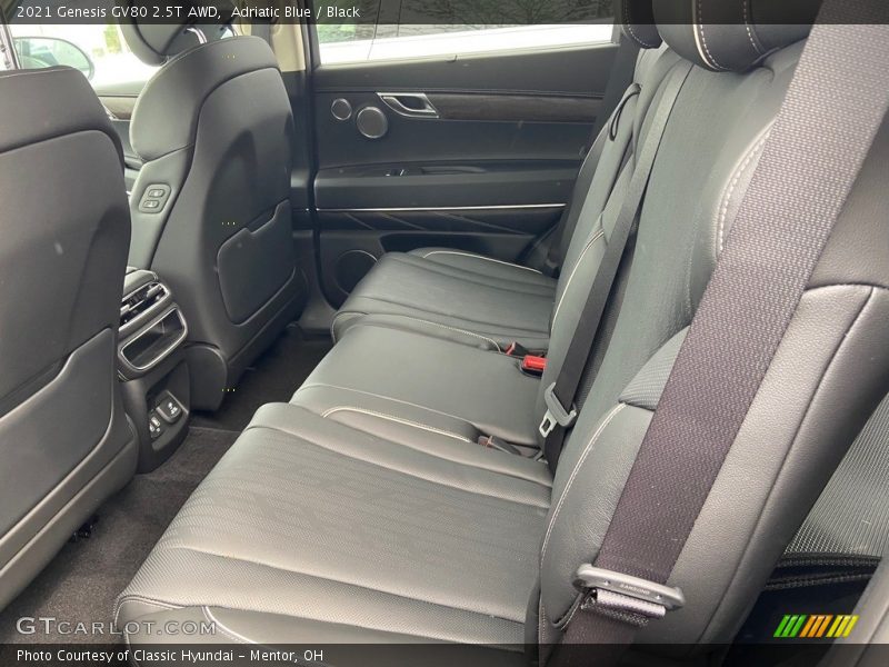 Rear Seat of 2021 GV80 2.5T AWD