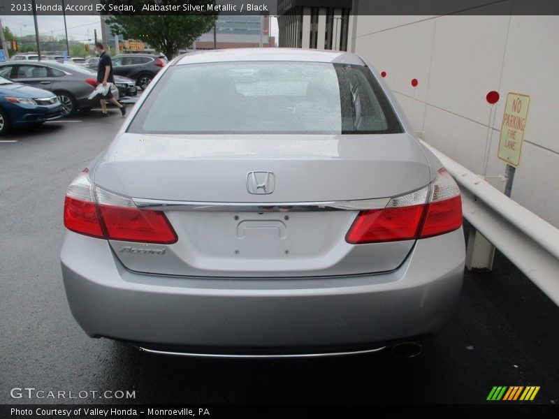 Alabaster Silver Metallic / Black 2013 Honda Accord EX Sedan