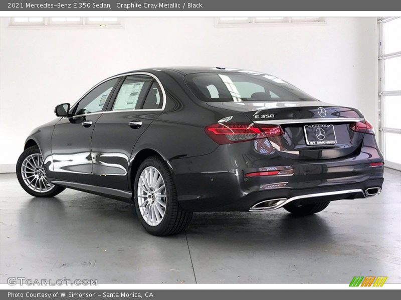 Graphite Gray Metallic / Black 2021 Mercedes-Benz E 350 Sedan