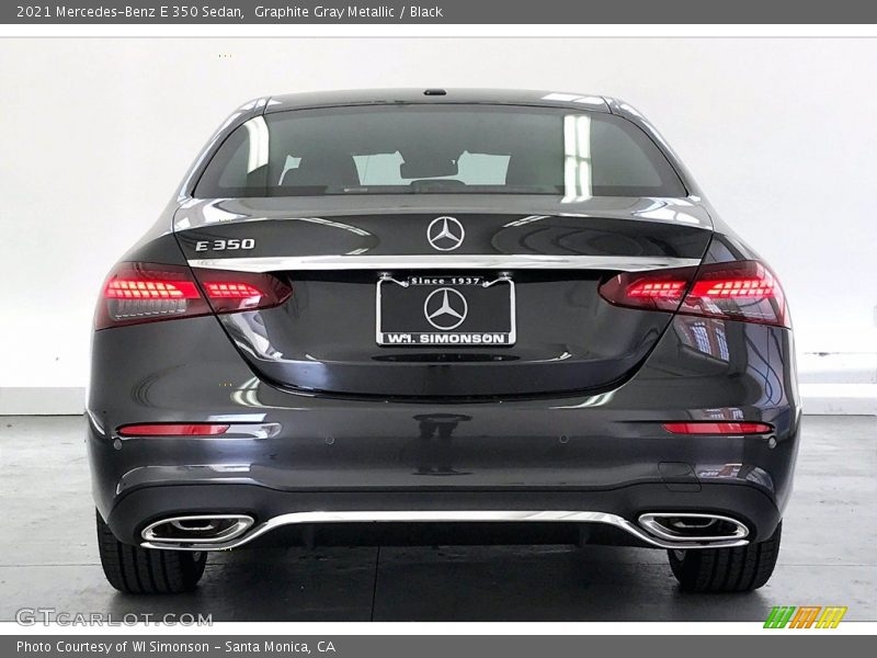 Graphite Gray Metallic / Black 2021 Mercedes-Benz E 350 Sedan