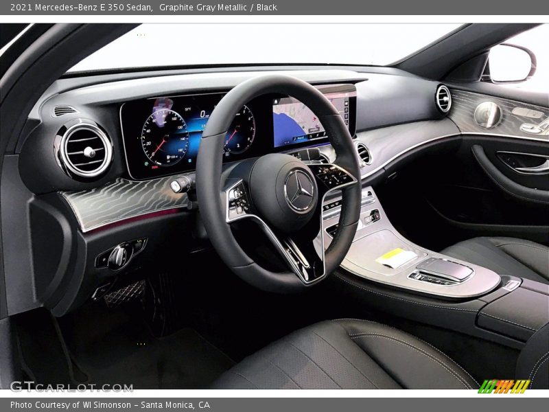 Graphite Gray Metallic / Black 2021 Mercedes-Benz E 350 Sedan