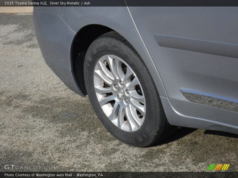 Silver Sky Metallic / Ash 2015 Toyota Sienna XLE
