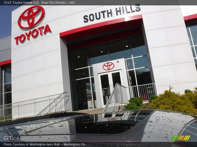 Silver Sky Metallic / Ash 2015 Toyota Sienna XLE