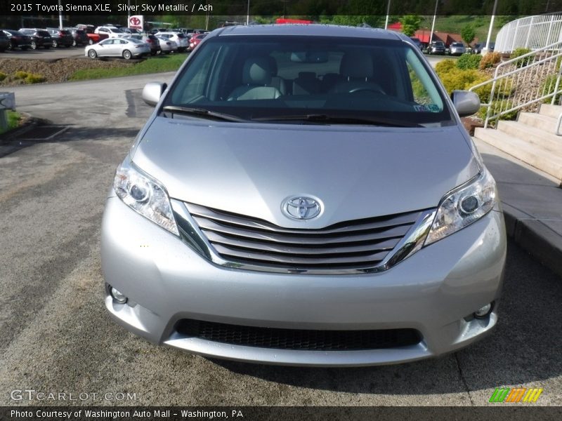 Silver Sky Metallic / Ash 2015 Toyota Sienna XLE
