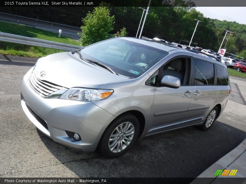 Silver Sky Metallic / Ash 2015 Toyota Sienna XLE