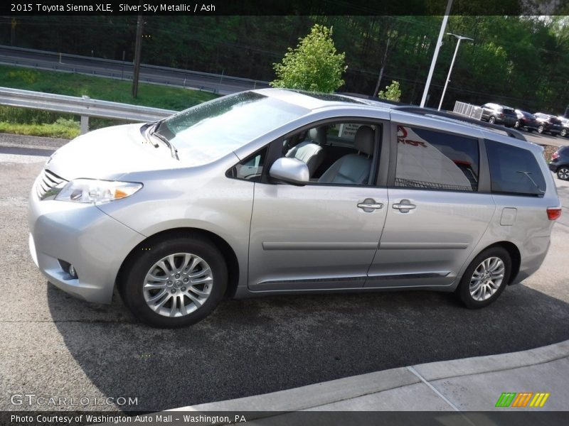 Silver Sky Metallic / Ash 2015 Toyota Sienna XLE