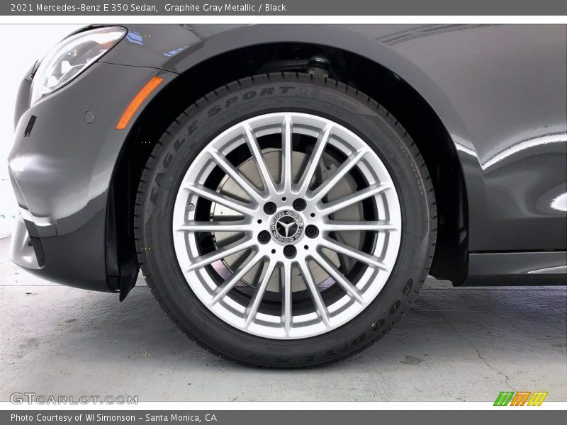 Graphite Gray Metallic / Black 2021 Mercedes-Benz E 350 Sedan