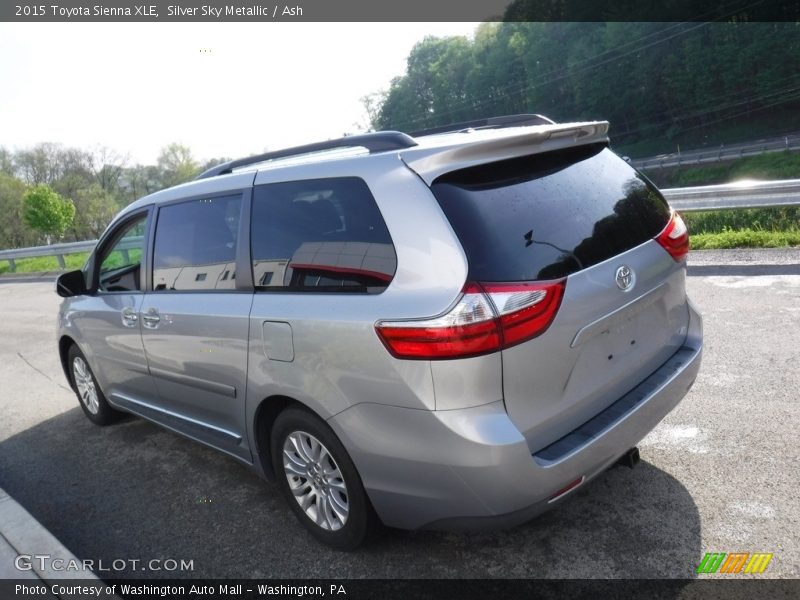 Silver Sky Metallic / Ash 2015 Toyota Sienna XLE