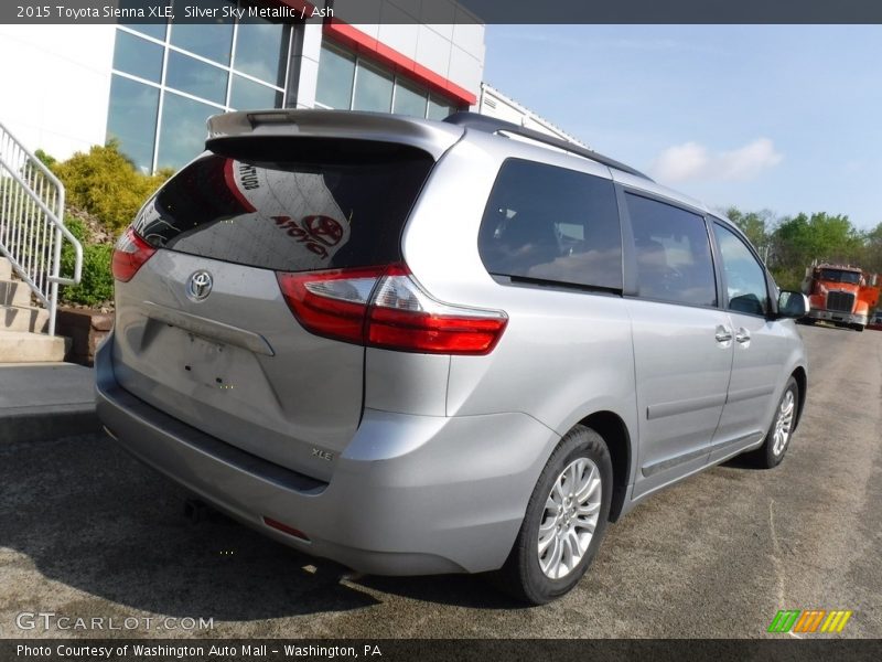 Silver Sky Metallic / Ash 2015 Toyota Sienna XLE