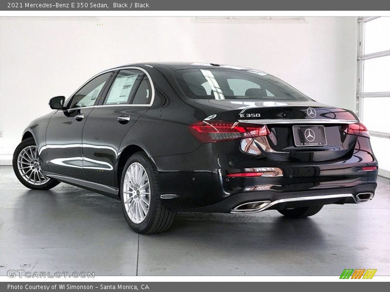 Black / Black 2021 Mercedes-Benz E 350 Sedan