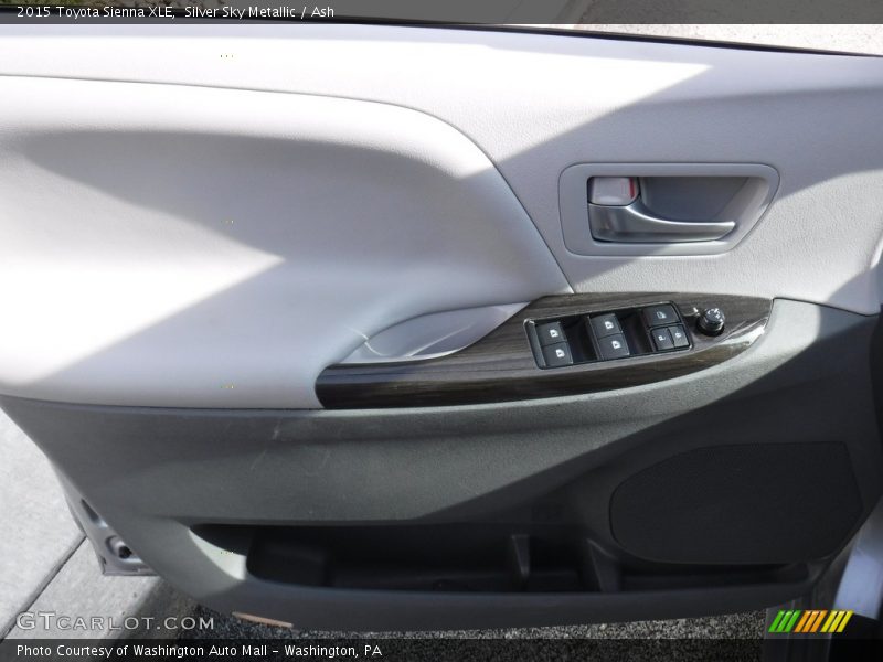 Silver Sky Metallic / Ash 2015 Toyota Sienna XLE