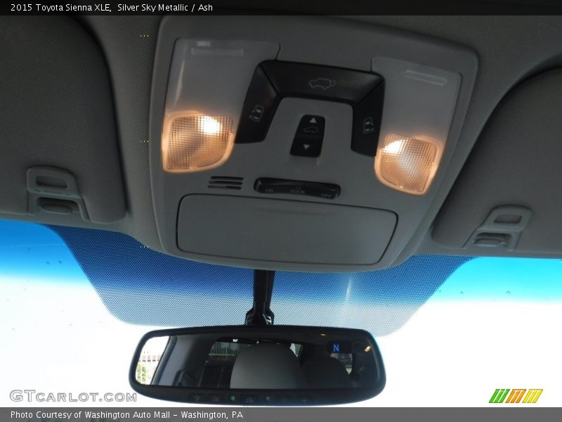 Silver Sky Metallic / Ash 2015 Toyota Sienna XLE