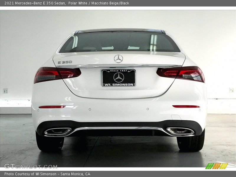 Polar White / Macchiato Beige/Black 2021 Mercedes-Benz E 350 Sedan