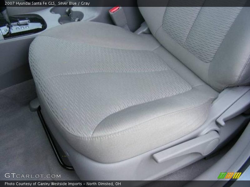 Silver Blue / Gray 2007 Hyundai Santa Fe GLS