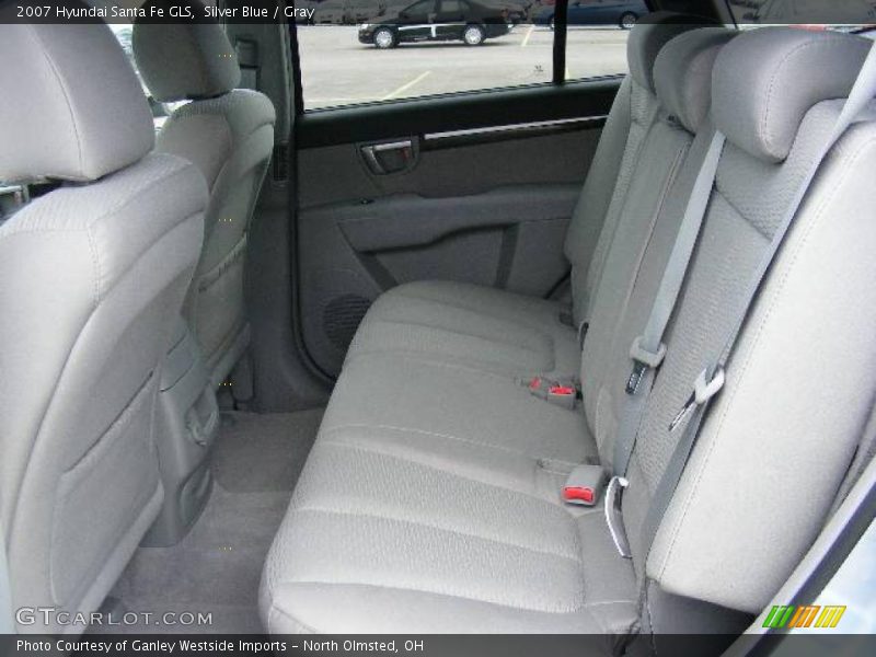 Silver Blue / Gray 2007 Hyundai Santa Fe GLS