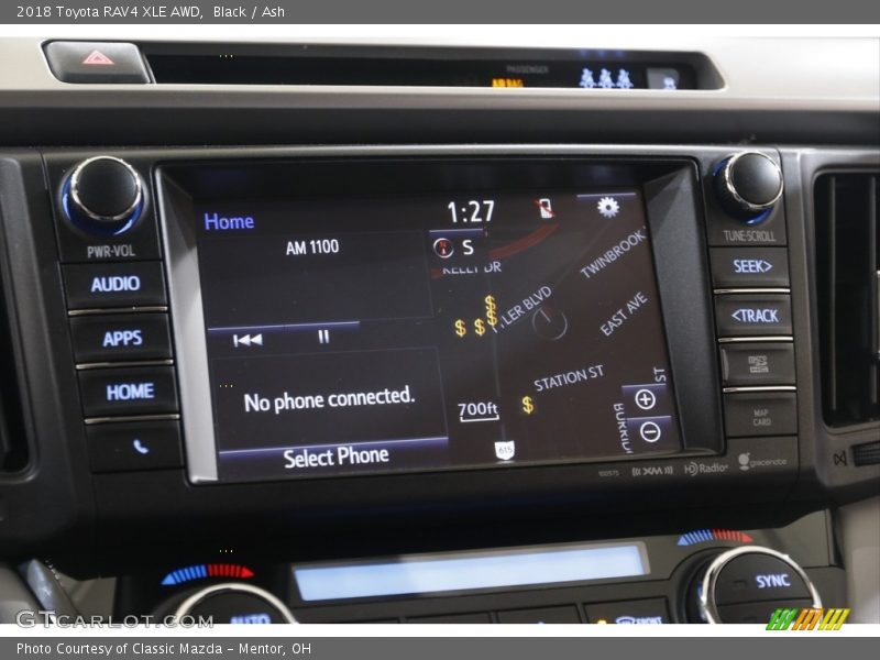 Black / Ash 2018 Toyota RAV4 XLE AWD