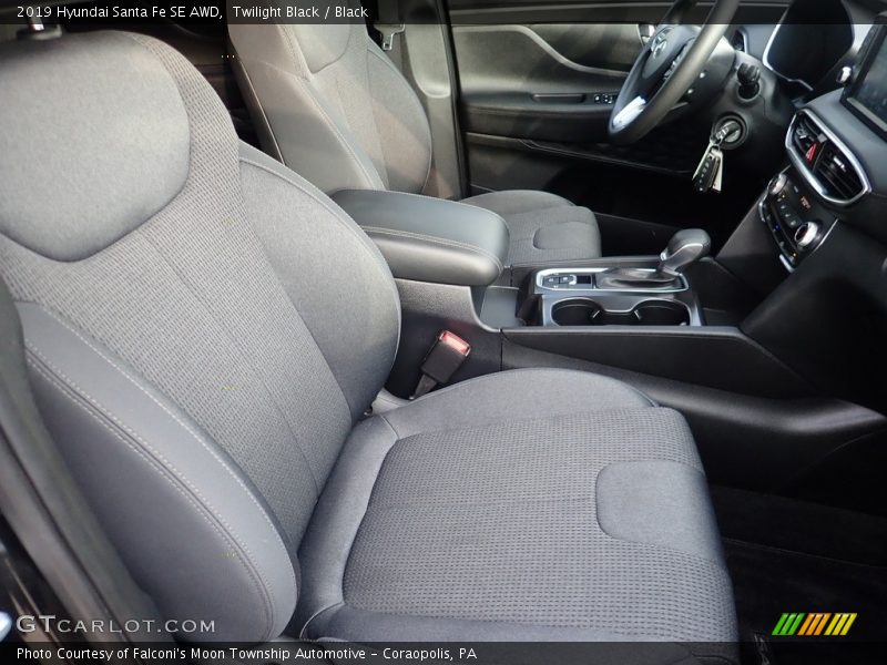 Twilight Black / Black 2019 Hyundai Santa Fe SE AWD