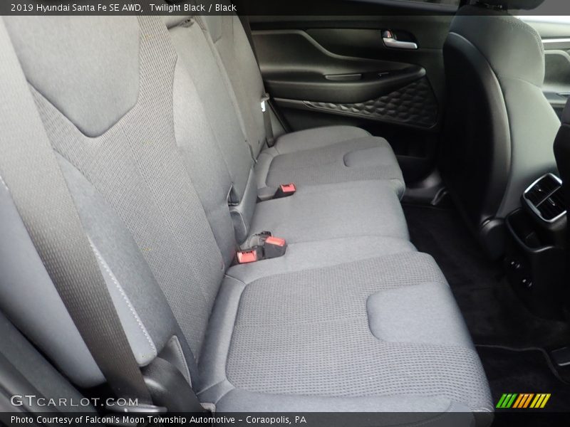 Twilight Black / Black 2019 Hyundai Santa Fe SE AWD