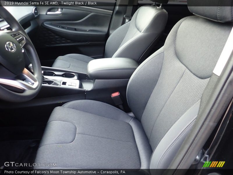 Twilight Black / Black 2019 Hyundai Santa Fe SE AWD