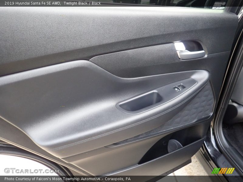 Twilight Black / Black 2019 Hyundai Santa Fe SE AWD