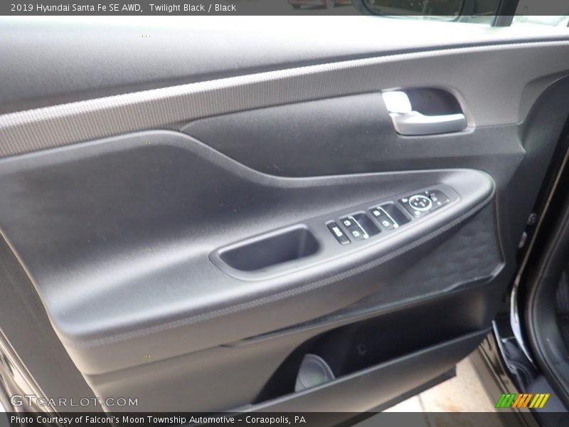 Twilight Black / Black 2019 Hyundai Santa Fe SE AWD