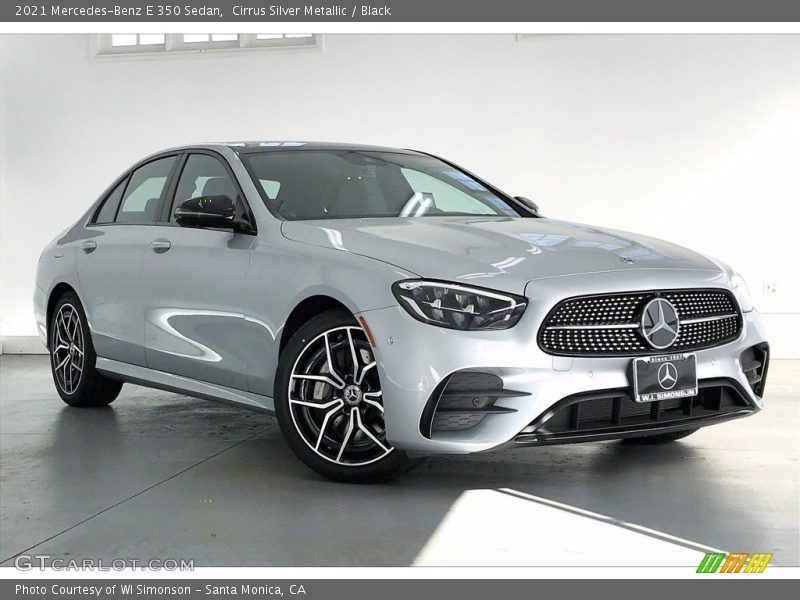 Front 3/4 View of 2021 E 350 Sedan
