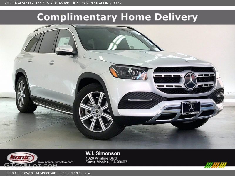 Iridium Silver Metallic / Black 2021 Mercedes-Benz GLS 450 4Matic