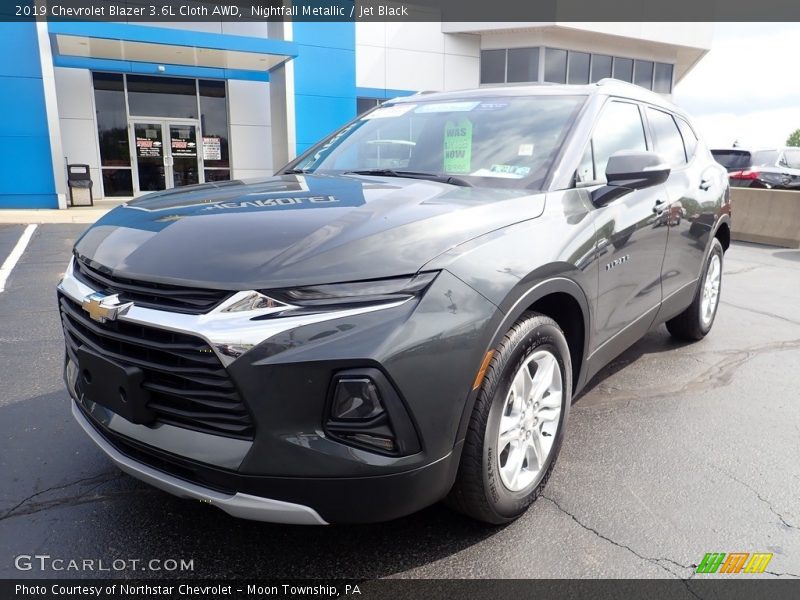 Nightfall Metallic / Jet Black 2019 Chevrolet Blazer 3.6L Cloth AWD