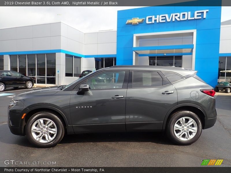 Nightfall Metallic / Jet Black 2019 Chevrolet Blazer 3.6L Cloth AWD