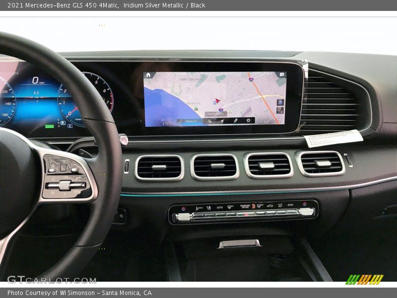 Iridium Silver Metallic / Black 2021 Mercedes-Benz GLS 450 4Matic