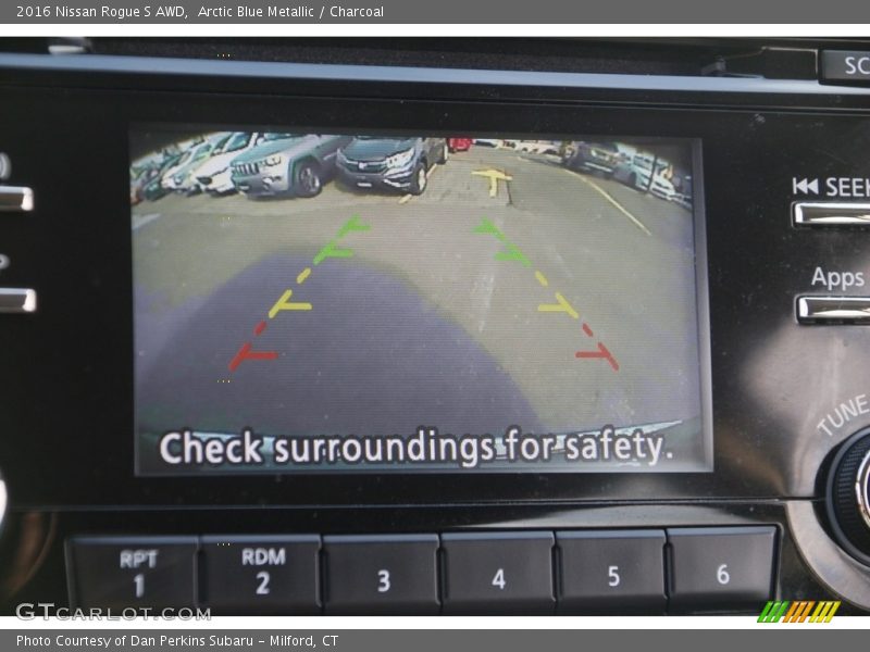 Arctic Blue Metallic / Charcoal 2016 Nissan Rogue S AWD
